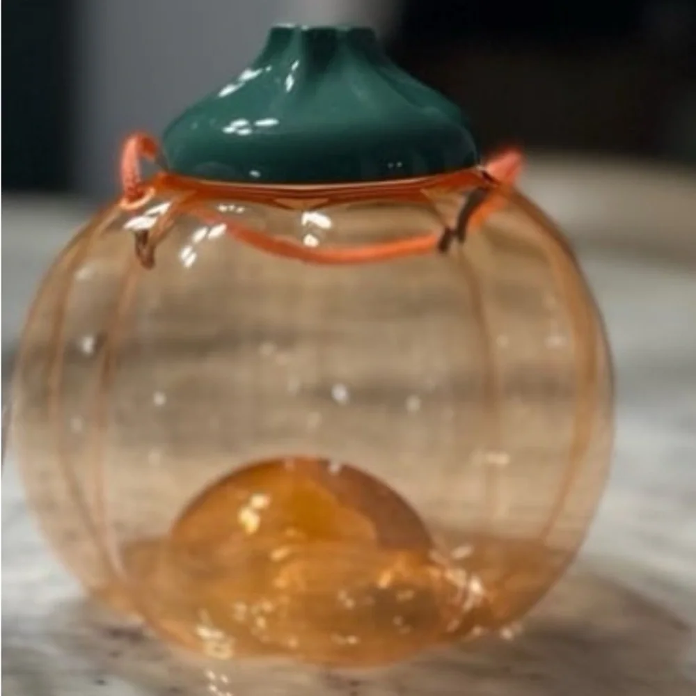 Halloween Plastic Pumpkin Candy Jar with Rope Handles